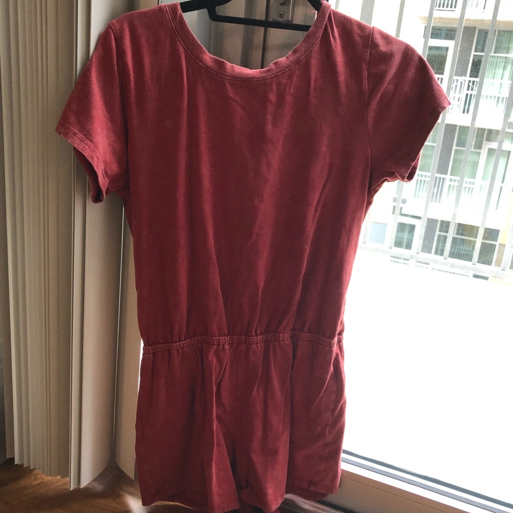 Red T-Shirt Romper